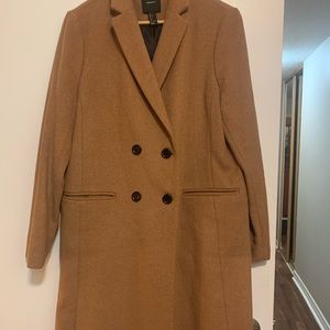 Forever 21 Double Breasted Dress Coat